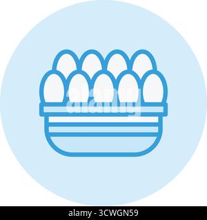 Eier Vektor Symbol Design Illustration Stock Vektor
