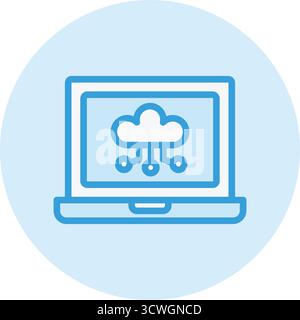 Design-Illustration Für Cloud Vector Icon Stock Vektor