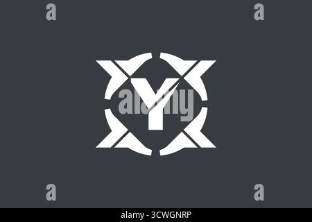 Abstraktes modernes Letter y Logo Vorlage Vektordesign Stock Vektor