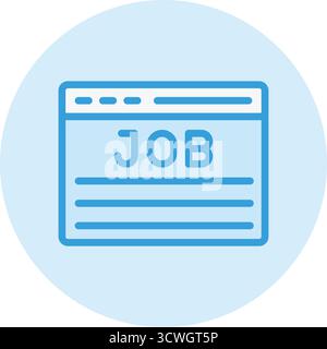 Job Vector Icon Design Illustration Stock Vektor