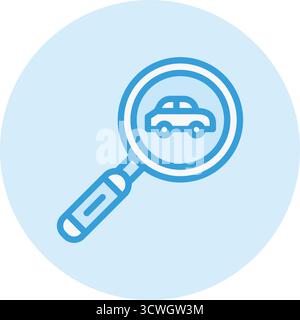 Car Services Suche Vektorsymbol Design Illustration Stock Vektor