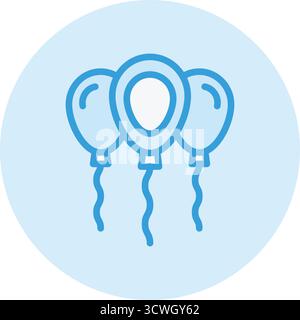 Referenzkreise Vektor-Symbol Konstruktionsdarstellung Stock Vektor