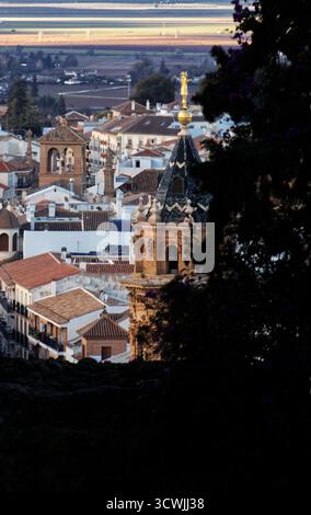 Stiftskirche San Sebastián, Antequera, Spanien. Stockfoto