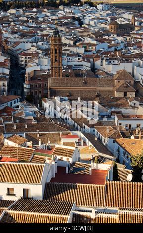 Stiftskirche San Sebastián, Antequera, Spanien. Stockfoto