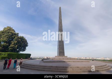 Kiew, Ukraine - 18. Mai 2019 - Denkmal für unbekannten Soldaten im Park der Ewigen Herrlichkeit Stockfoto