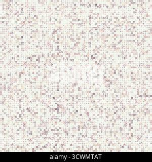 Nahtloses geometrisches Muster. Quadratische Rahmen in mehreren Farben. Weiches Beige, warmes Grau, kühles Grau, helles Taupe. Schöne Vektor-Illustration. Stock Vektor