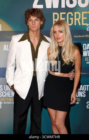 Mason Thames und McKenna Grace beim Special Screening zum Kinofilm 'All das Ungesagte zwischen uns - Regretting you' im Zoo Palast. Berlin, 12.10.2025 Stockfoto