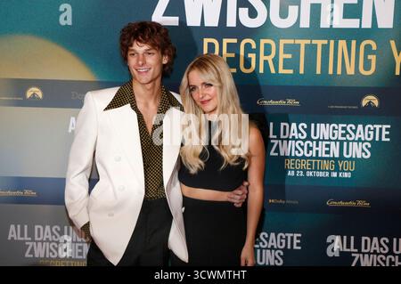 Mason Thames und McKenna Grace beim Special Screening zum Kinofilm 'All das Ungesagte zwischen uns - Regretting you' im Zoo Palast. Berlin, 12.10.2025 Stockfoto