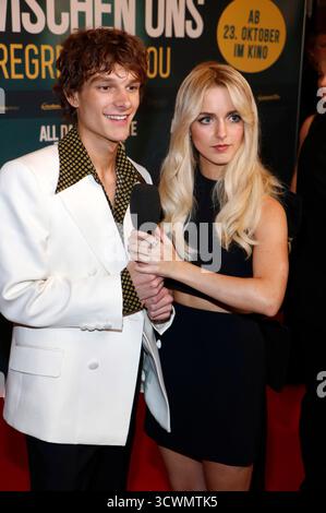 Mason Thames und McKenna Grace beim Special Screening zum Kinofilm 'All das Ungesagte zwischen uns - Regretting you' im Zoo Palast. Berlin, 12.10.2025 Stockfoto