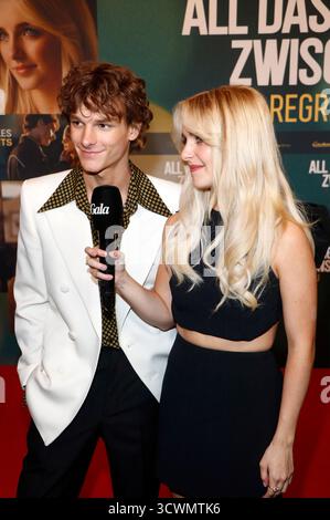 Mason Thames und McKenna Grace beim Special Screening zum Kinofilm 'All das Ungesagte zwischen uns - Regretting you' im Zoo Palast. Berlin, 12.10.2025 Stockfoto