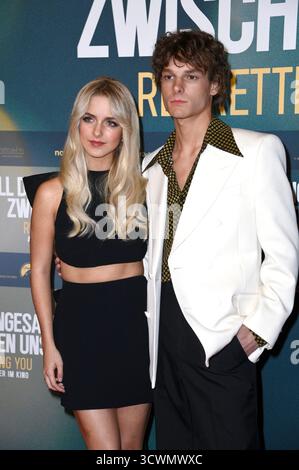 McKenna Grace und Mason Thames beim Special Screening zum Kinofilm 'All das Ungesagte zwischen uns - Regretting you' im Zoo Palast. Berlin, 12.10.2025 Stockfoto