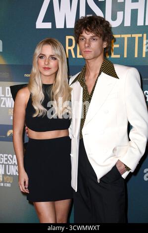 McKenna Grace und Mason Thames beim Special Screening zum Kinofilm 'All das Ungesagte zwischen uns - Regretting you' im Zoo Palast. Berlin, 12.10.2025 Stockfoto