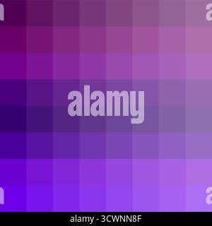 Violette Palette. Quadratische Farbanzeige. Abstrakte Verlaufsvektorsammlung. Rosafarbene Farbtöne. EPS 10. Stock Vektor