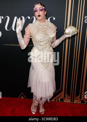 Los Angeles, Usa. Oktober 2025. LOS ANGELES, KALIFORNIEN, USA - 12. OKTOBER: Laganja Estranja kommt zu den 2. Jährlichen Gurus Awards, die vom Gurus Magazine am 12. Oktober 2025 im Cicada Restaurant and Lounge im Oviatt Building at the Olive in Los Angeles, Kalifornien, USA, verliehen werden. (Foto: Xavier Collin/Image Press Agency) Credit: Image Press Agency/Alamy Live News Stockfoto