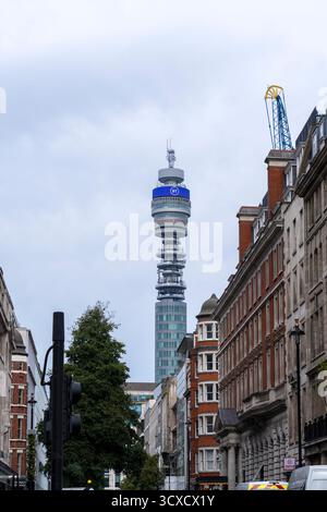 BT Tower in London, Großbritannien Stockfoto