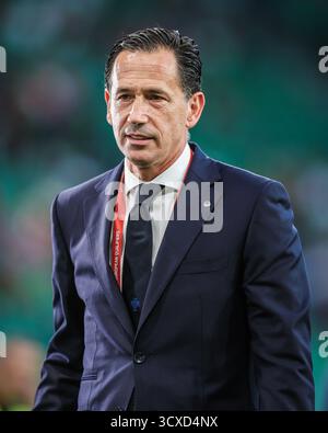 11. Oktober 2025, Estádio José Alvalade, Lissabon, Portugal - Qualifikation zur Weltmeisterschaft 2026: Portugal (1) gegen Irland (0); portugiesischer Fußballverband (1) Stockfoto