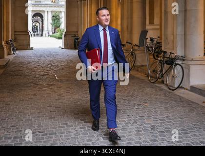 London, Großbritannien. Oktober 2025. Wes Streeting, Gesundheitsminister, Abgeordneter Ilford North. Die Minister nehmen an der Kabinettssitzung der Regierung in der Downing Street, London, teil. Quelle: Imageplotter/Alamy Live News Stockfoto