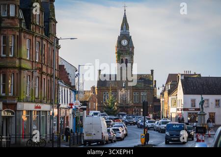 Annan High Street, Dumfriesshire Stockfoto