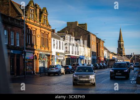 Annan High Street, Dumfriesshire Stockfoto
