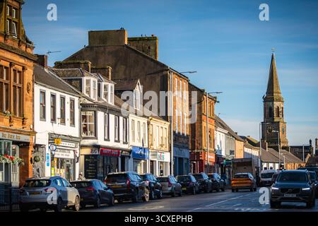 Annan High Street, Dumfriesshire Stockfoto