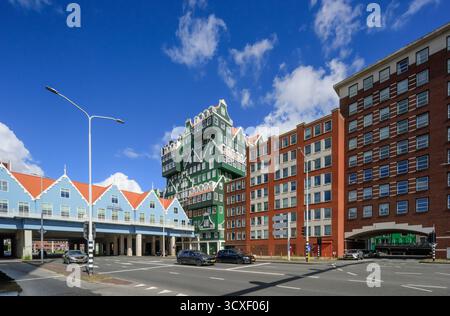 Zaanstad, postmoderne Architektur // Zaanstad, postmoderne Architektur Stockfoto