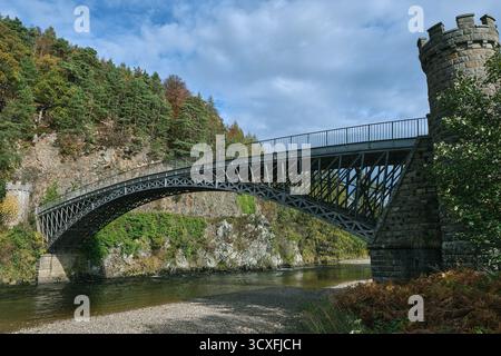 Craigellachie Bridge, Schottland Stockfoto