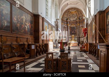 Kirche Johannes der Evangelistischen Kirche in der Park Abbey / Abdij van Park, Prämonstratenserabtei in Heverlee bei Leuven in Flämisch-Brabant, Belgien Stockfoto