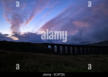 Ribblehead-Viadukt, Yorkshire Stockfoto