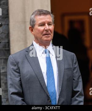 London, Großbritannien. Oktober 2025. Andy Beshear, demokratischer Gouverneur von Kentucky in 10 Downing Street London UK Credit: Ian Davidson/Alamy Live News Stockfoto