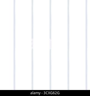 Nahtloses hellblaues vertikales Streifenmuster. Abstraktes, gestreiftes geometrisches Design mit Wiederholungsmuster. Minimalistischer Hintergrund für Textilien Stockfoto