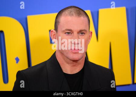 London, Großbritannien. 14. Oktober 2025. Channing Tatum besuchte die Vorführung von Roofman im Southbank Centre, Royal Festival Hall, London, als Teil des BFI London Film Festivals. Das Foto sollte lauten: Matt Crossick/Alamy Live News Stockfoto