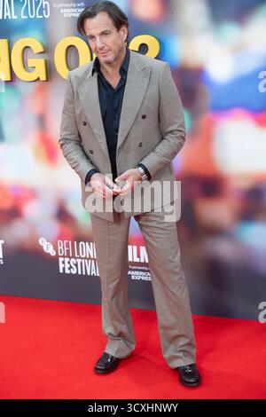 London, Großbritannien. Oktober 2025. Im Bild: Wird Arnett an der „ist das Ding an?“ teilnehmen. Headline Gala beim 69. BFI London Film Festival in der Royal Festival Hall, Southbank. Quelle: Justin Ng/Alamy Live News Stockfoto