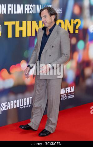 14. Oktober 2025, London, England, Großbritannien - wird Arnett anwesend sein? Premiere, BFI London Film Festival 2025 - Royal Festival Hall Stockfoto