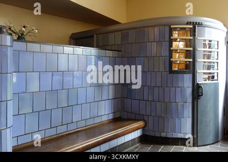 Amsterdam, Architekturstil Amsterdamer Schule, Het Schip, Postamt // Amsterdam School of Architecture, Het Schip, ehemalige Post *** Amsterdam, AR Stockfoto