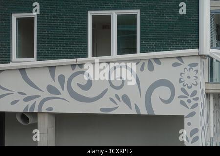 Zaanstad, postmoderne Architektur // Zaanstad, postmodernistische Architektur *** Zaanstad, postmodernistische Architektur Zaanstad, postmodernistische Architektur Stockfoto