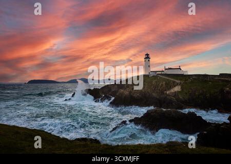 Fanad Head Lighthouse County Donegal, Irland Stockfoto
