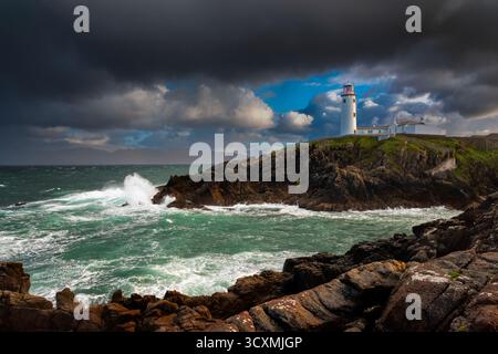 Fanad Head Lighthouse County Donegal, Irland Stockfoto