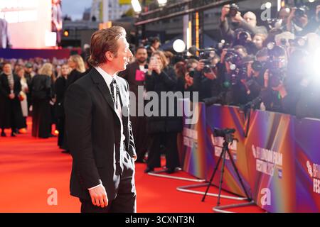 Jeremy Allen White besuchte die Vorführung von Springsteen: Deliver Me from Nowhere im Southbank Centre, Royal Festival Hall, London, als Teil des BFI London Film Festivals. Bilddatum: Mittwoch, 15. Oktober 2025. Stockfoto