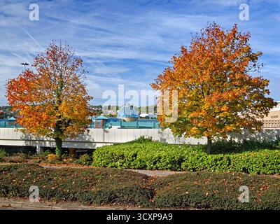 Großbritannien, South Yorkshire, Sheffield, Meadowhall Shopping Centre ab Meadowhall Way. Stockfoto