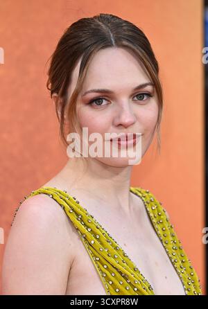 London, Großbritannien. Oktober 2025. Odessa Young besucht die Springsteen Delive Me from Nowhere BFI London Film Festival Gala UK Premiere, BFI Southbank. Quelle: Doug Peters/EMPICS/Alamy Live News Stockfoto