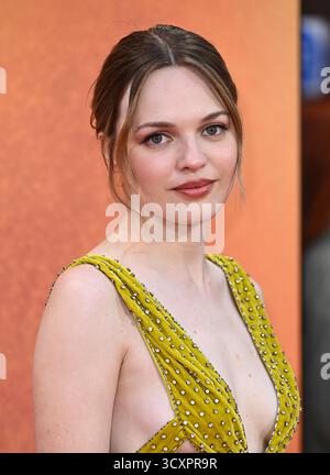 London, Großbritannien. Oktober 2025. Odessa Young besucht die Springsteen Delive Me from Nowhere BFI London Film Festival Gala UK Premiere, BFI Southbank. Quelle: Doug Peters/EMPICS/Alamy Live News Stockfoto