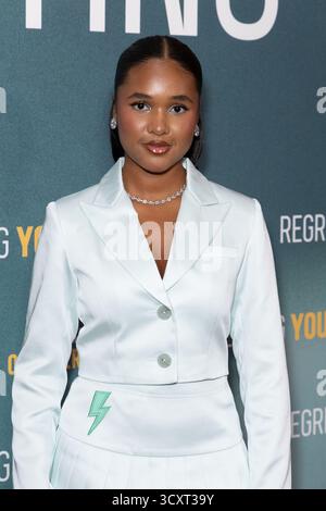 London, Großbritannien. Oktober 2025. Inspirierende Vanessa nimmt an der Colleen Hoover's Regretting You Gala im Ham Yard Hotel in London Teil. Quelle: SOPA Images Limited/Alamy Live News Stockfoto