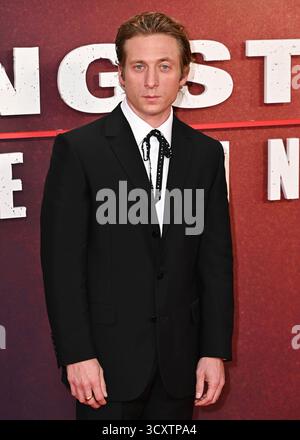 Jeremy Allen White nimmt an der Premiere „Springsteen: Deliver Me from Nowhere“ während des BFI London Film Festivals im Southbank Centre in der Royal Festival Hall in London, England Teil. UK. Mittwoch, 15. Oktober 2025 Stockfoto