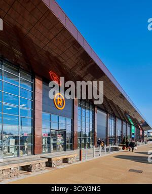 The Range, außerhalb der Stadt Einzelhandel in Paignton, Devon, Südwesten Englands, Großbritannien Stockfoto