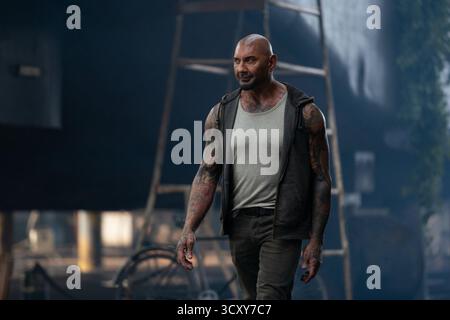 Afterburn ist ein US-amerikanischer postapokalyptischer Actionfilm von J. J. Perry aus dem Jahr 2025, der von Matt Johnson und Nimród Antal geschrieben wurde. Die Hauptrollen sind Dave Bautista, Samuel L. Jackson, Olga Kurylenko und Kristofer Hivju. Es basiert auf dem gleichnamigen Red 5 Comics von Scott Chitwood, Paul Ens und Wayne Nichols. Stockfoto