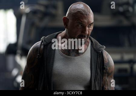 Afterburn ist ein US-amerikanischer postapokalyptischer Actionfilm von J. J. Perry aus dem Jahr 2025, der von Matt Johnson und Nimród Antal geschrieben wurde. Die Hauptrollen sind Dave Bautista, Samuel L. Jackson, Olga Kurylenko und Kristofer Hivju. Es basiert auf dem gleichnamigen Red 5 Comics von Scott Chitwood, Paul Ens und Wayne Nichols. Stockfoto