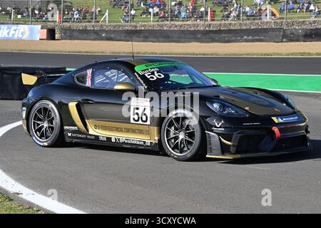 Dean Burden, Toro Verde GT, Porsche 718 Cayman GT4 RS Clubsport, Porsche Sprint Challenge Großbritannien 2025, eine einzige Marque-Serie mit allen Fahrern Stockfoto