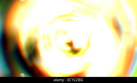 Vibrierender Lichtenergie-Wirbel für abstrakten, farbenfrohen Strudel Stockfoto