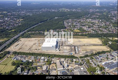 Luftaufnahme, Oberhausen, Logport V, duisport, Gewerbegebiet Waldteichstraße, EDEKA-Logistik-ZENTRUM, Sterkrade, Ruhrgebiet, Nordrhein-Westfalen Stockfoto
