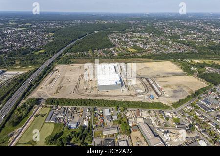 Luftaufnahme, Oberhausen, Logport V, duisport, Gewerbegebiet Waldteichstraße, EDEKA-Logistik-ZENTRUM, Sterkrade, Ruhrgebiet, Nordrhein-Westfalen Stockfoto